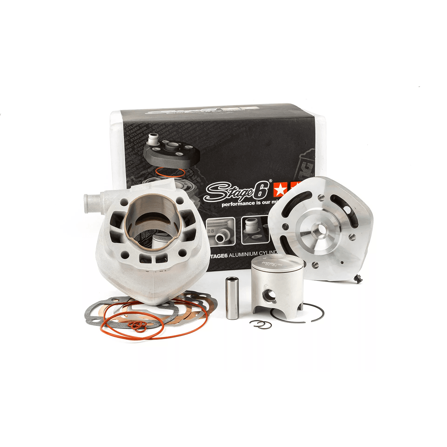 Cilindro komplektas STAGE6 SPORT PRO MK2 70cc Minarelli Horizontal LC 10mm