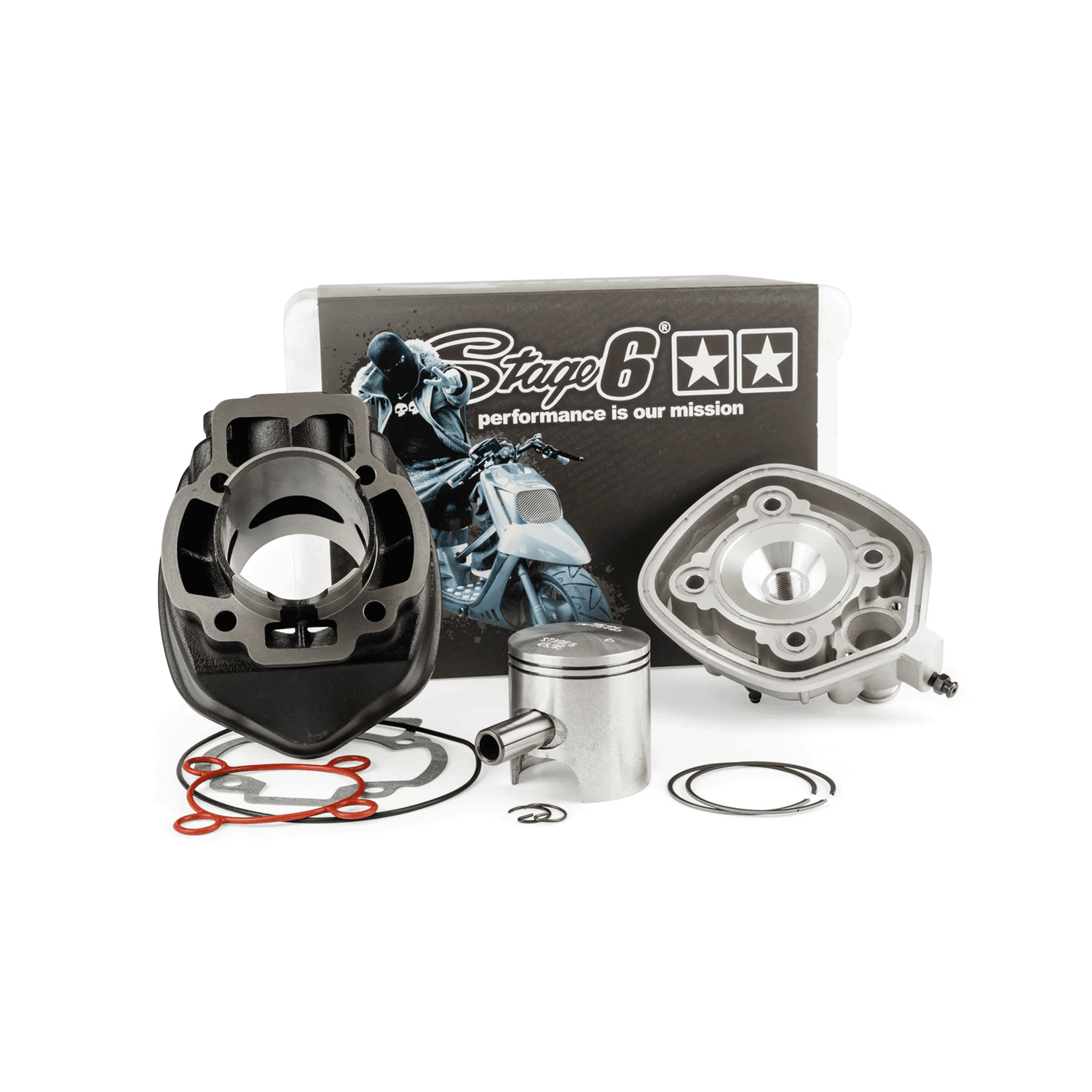 Cilindro komplektas STAGE6 STREETRACE 70cc Piaggio LC