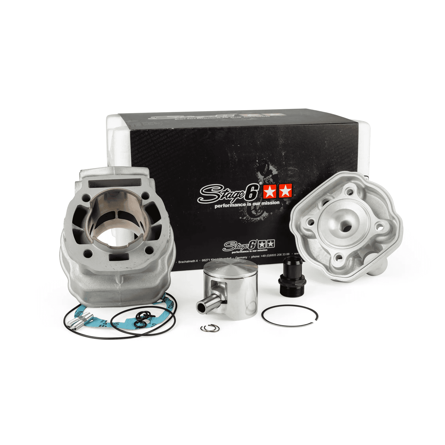 Cilindro komplektas STAGE6 BIG RACING 77cc Derbi EURO 3/4