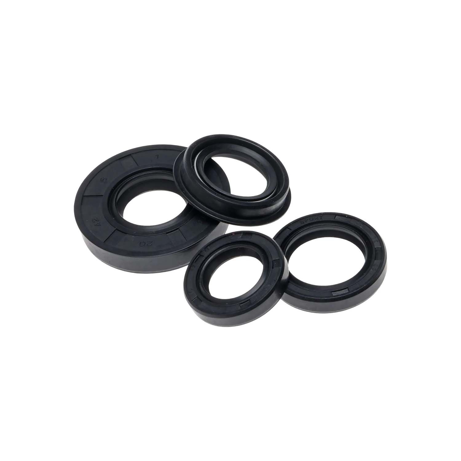 Alkūninio veleno ir transmisijos riebokšlių komplektas Minarelli