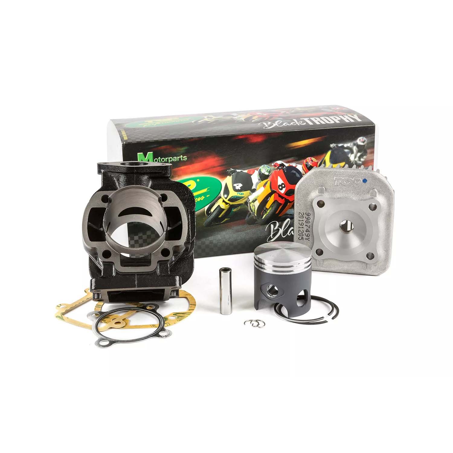 Cilindro komplektas TOP PERFORMANCES BLACK TROPHY 70cc Minarelli Vertical